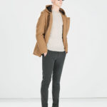 Houndstooth Wool Coat