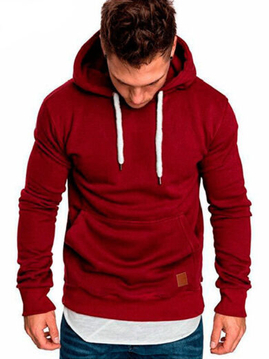 Brand Men's Hoodie - Win Red