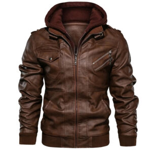 MENS LEATHER JACKETS AND COATS - Morocco Brown