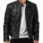 MENS LEATHER JACKETS AND COATS - Nero