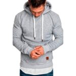 Brand Men's Hoodie - Gray